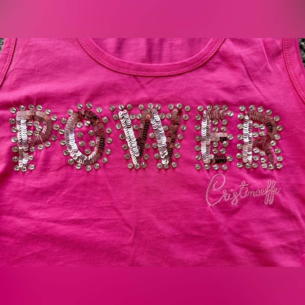 SOLD 
Italian Designer Statement Tank - NWT